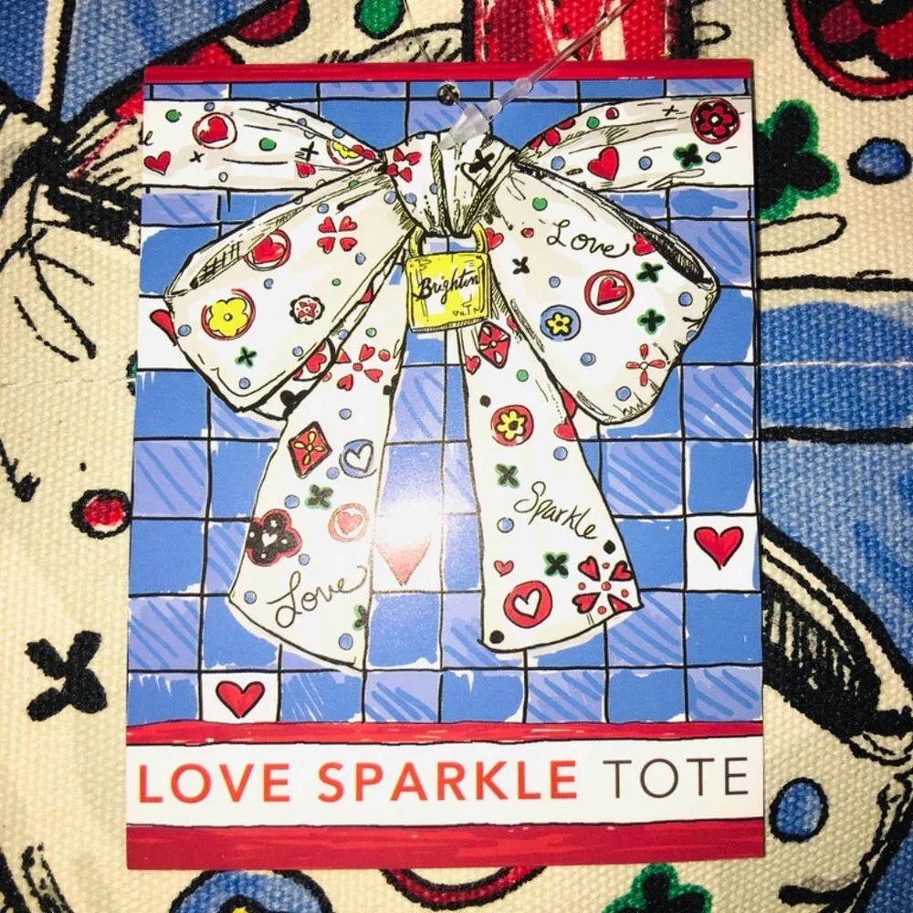NWT!  Brighton Love Sparkle Tote